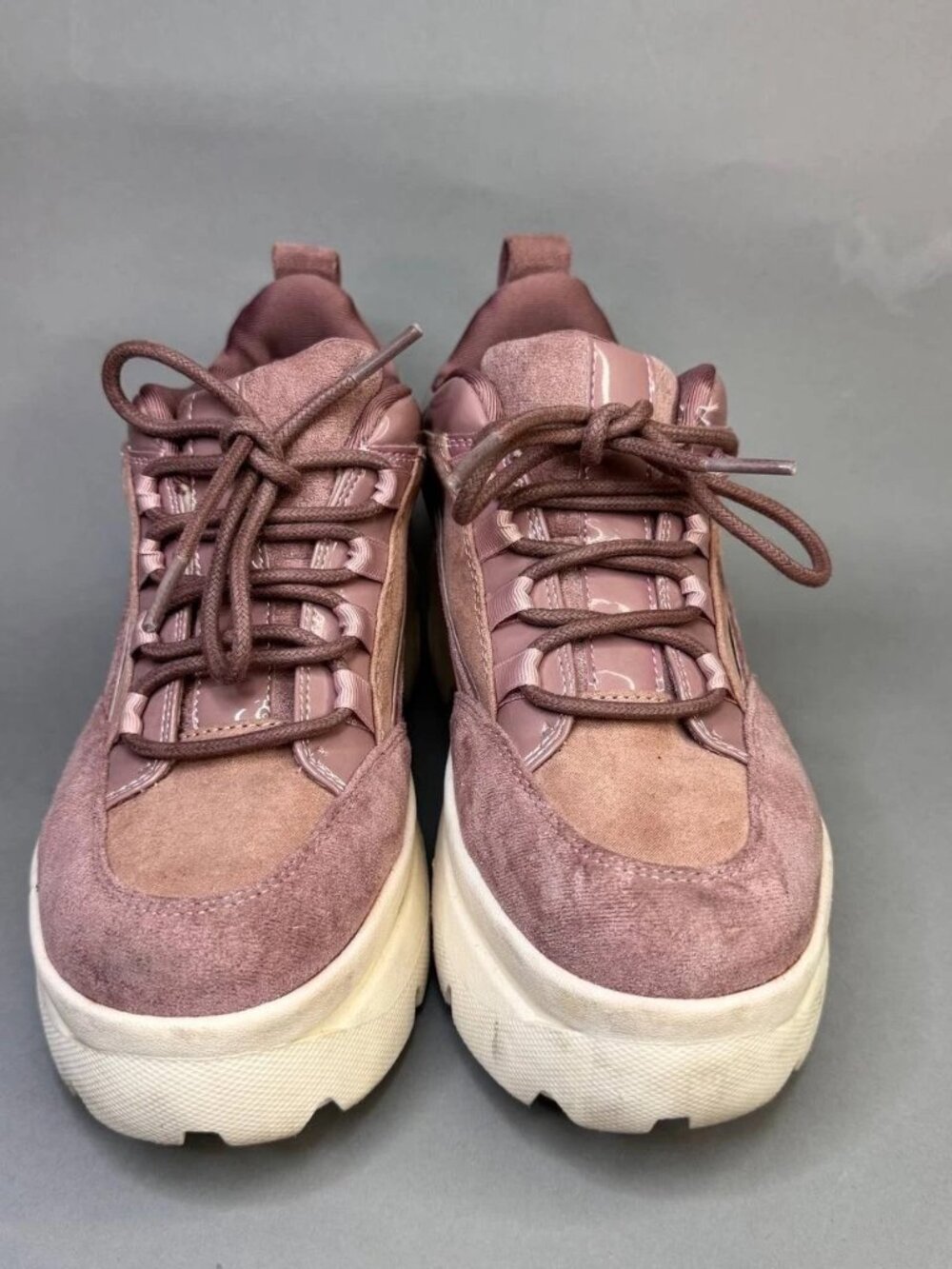 Madden Girl Pink Platform Sneakers Size 7,5 - Picture 3 of 9